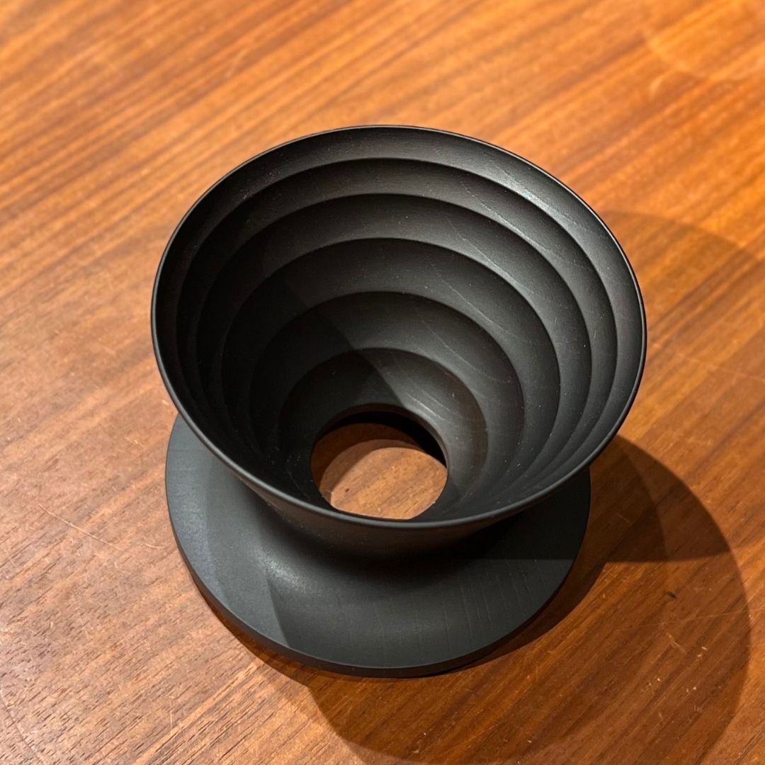 安清式木製ドリッパー 1~2人用 ブラック - 画像 (2)