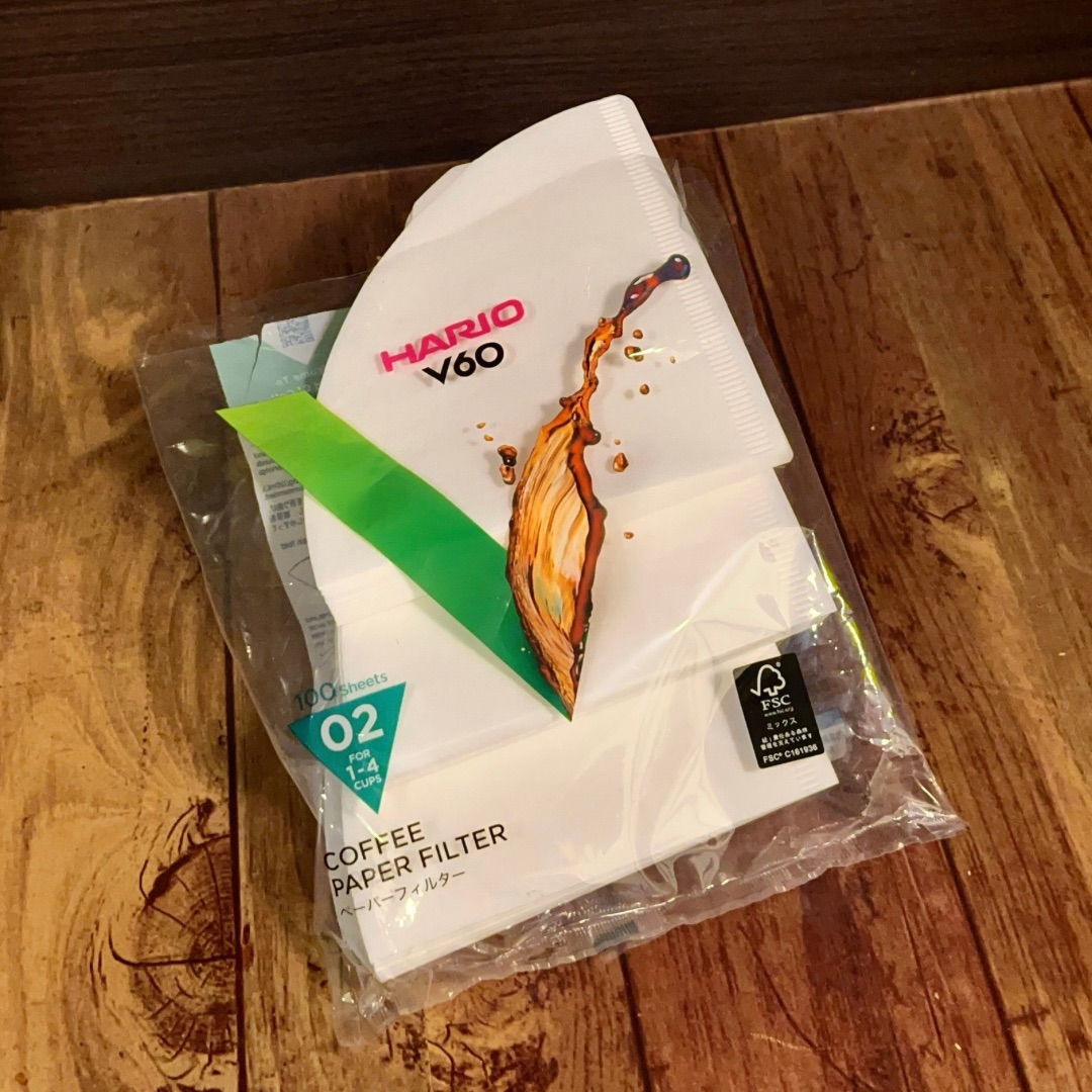 HARIO V60 ペーパーフィルター 02漂白(100枚)