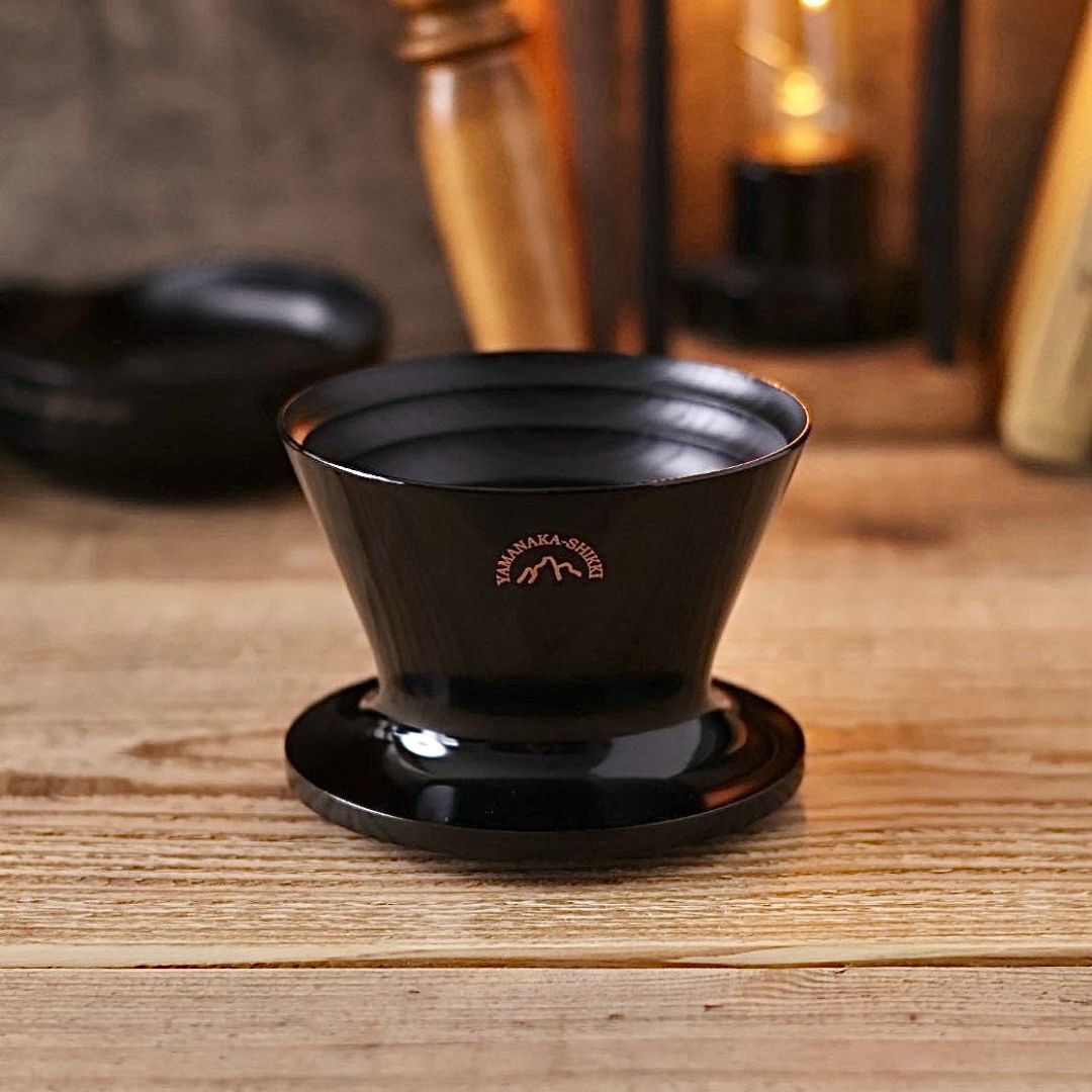 安清式木製ドリッパー「漆」1~2人用 ブラック×ブラック